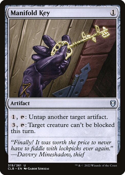 Manifold Key (319) (Foil) - Commander Legends: Battle for Baldur's Gate - Game On