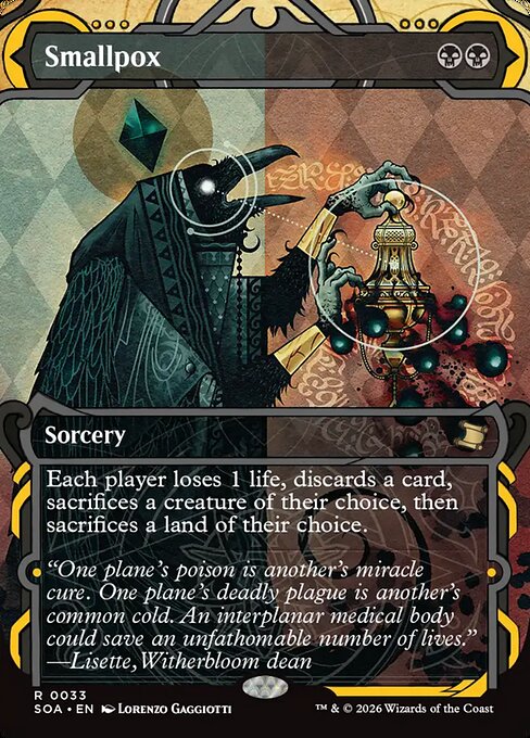 Smallpox (33) - BORDERLESS - Secrets of Strixhaven Mystical Archive - Game On
