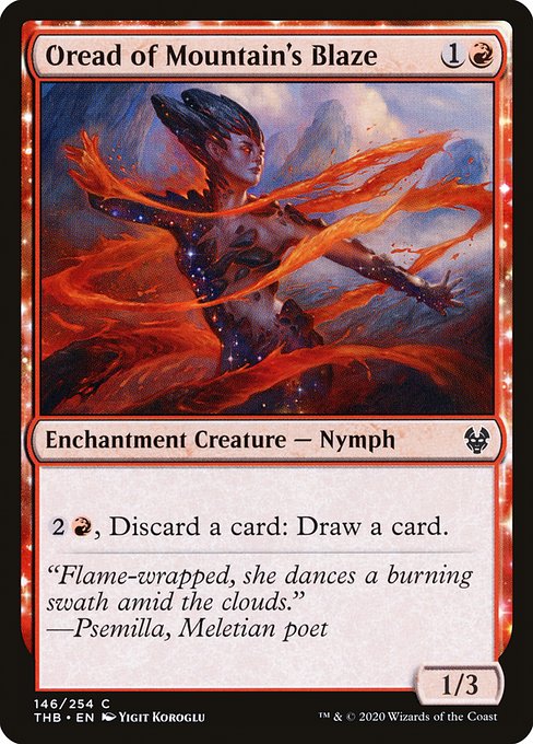 Oread of Mountain's Blaze (146) (Foil) - Theros Beyond Death - Game On