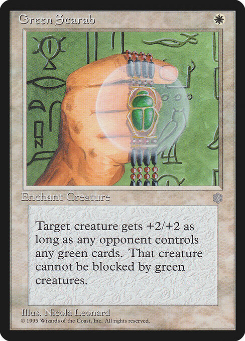 Green Scarab (28) - Ice Age - Game On
