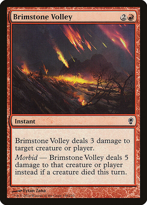 Brimstone Volley (138) - Conspiracy - Game On