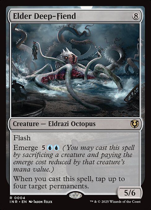 Elder Deep-Fiend (4) (Foil) - Innistrad Remastered - Game On
