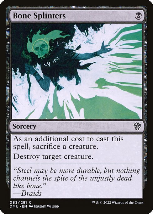 Bone Splinters (83) (Foil) - Dominaria United - Game On