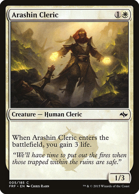 Arashin Cleric (5) (Foil) - Fate Reforged - Game On