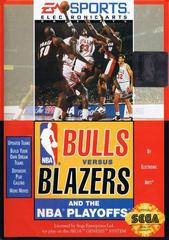 Bulls Vs Blazers and the NBA Playoffs - Sega Genesis (Complete In Box) - Game On