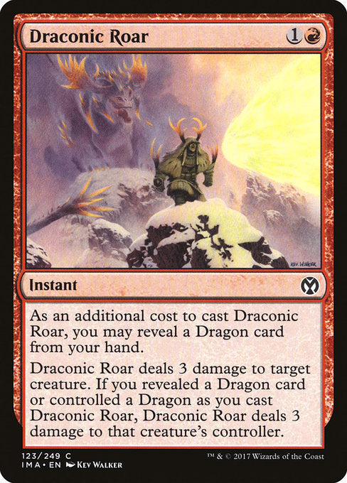 Draconic Roar (123) - Iconic Masters - Game On