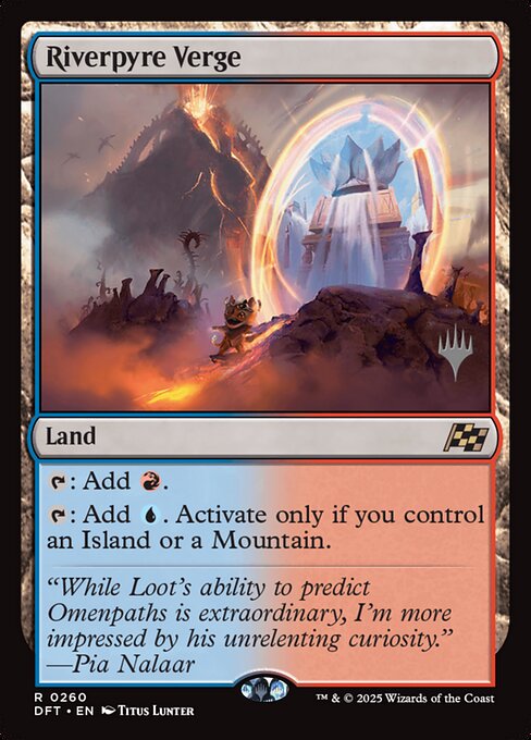 Riverpyre Verge (260p) (Foil) - Aetherdrift Promos - Game On