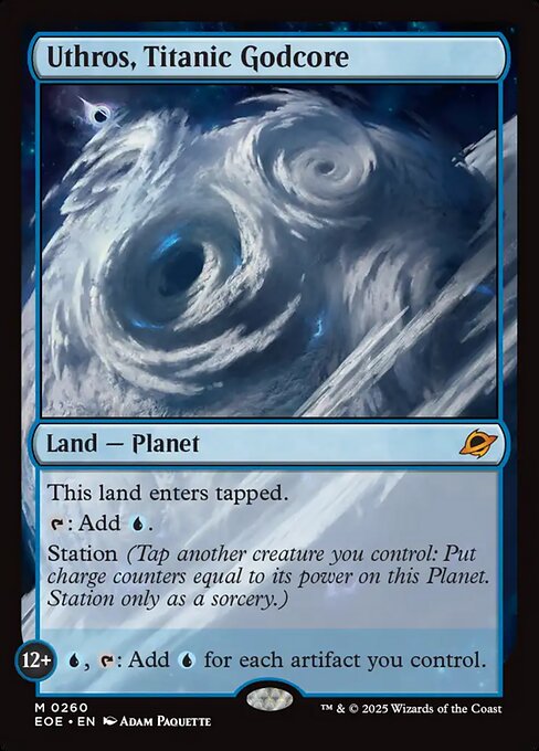 Uthros, Titanic Godcore (260) - FULL ART (Foil) - Edge of Eternities - Game On