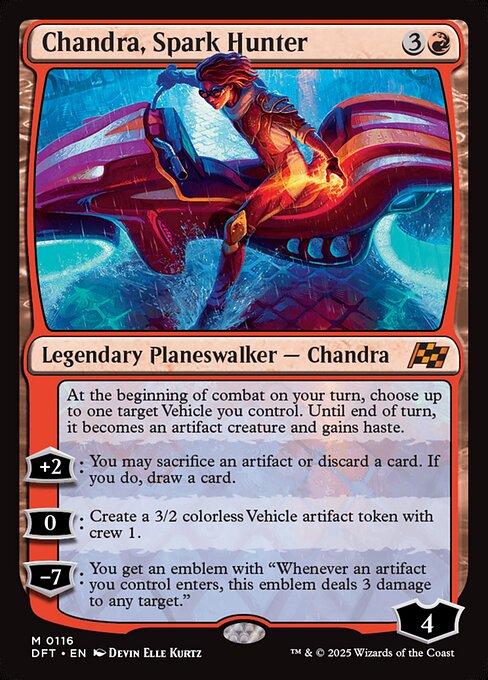 Chandra, Spark Hunter (116) (Foil) - Aetherdrift - Game On