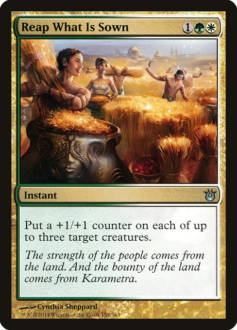 Reap What Is Sown (154) (Foil) - Born of the Gods - Game On