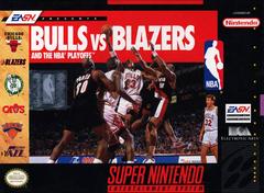 Bulls Vs Blazers and the NBA Playoffs - Super Nintendo (Loose (Game Only)) - Game On