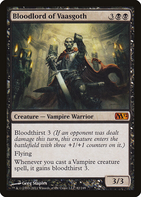 Bloodlord of Vaasgoth (82) - Magic 2012 - Game On