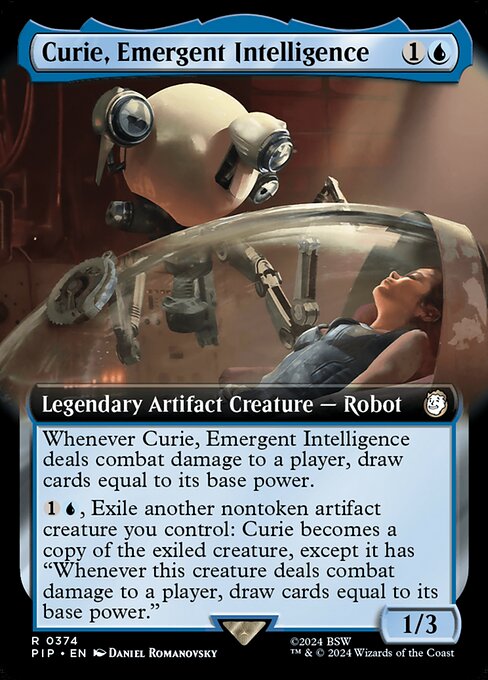 Curie, Emergent Intelligence (374) - EXTENDED ART (Foil) - Fallout - Game On