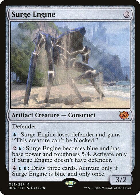 Surge Engine (81) (Foil) - The Brothers' War - Game On