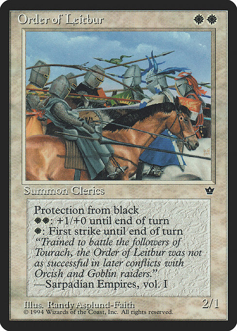 Order of Leitbur (16c) - Fallen Empires - Game On