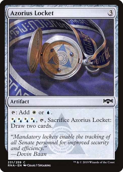 Azorius Locket (231) - Ravnica Allegiance - Game On