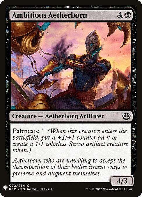 Ambitious Aetherborn (KLD-72) - The List - Game On