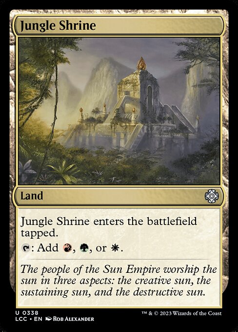 Jungle Shrine (338) - The Lost Caverns of Ixalan Commander - Game On