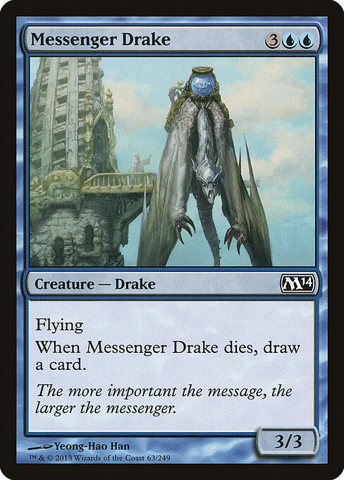Messenger Drake (63) (Foil) - Magic 2014 - Game On