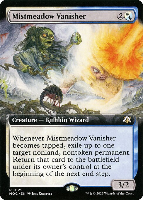 Mistmeadow Vanisher (129) - EXTENDED ART - March of the Machine Commander - Game On