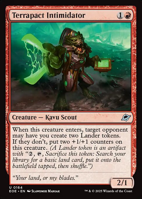 Terrapact Intimidator (164) (Foil) - Edge of Eternities - Game On