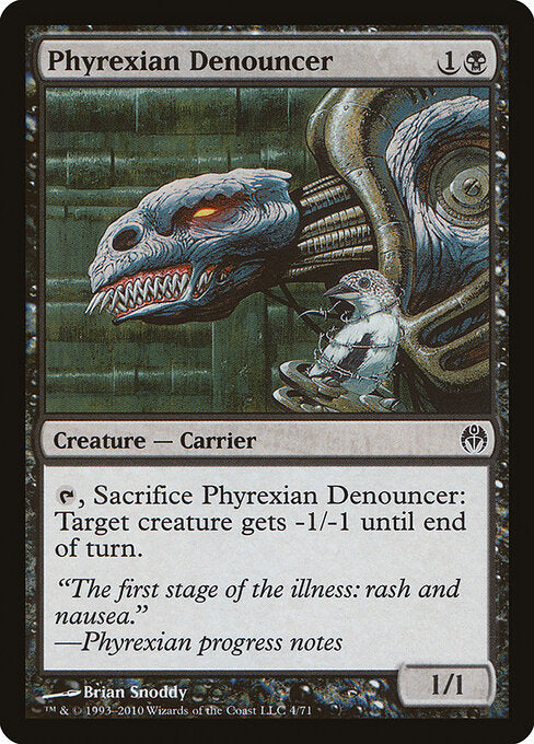 Phyrexian Denouncer (4) - Duel Decks: Phyrexia vs. the Coalition - Game On
