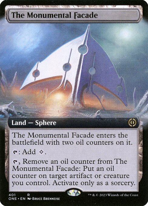 The Monumental Facade (401) - EXTENDED ART (Foil) - Phyrexia: All Will Be One - Game On