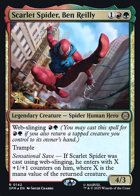 Scarlet Spider, Ben Reilly (142s) (Foil) - Marvel's Spider-Man Promos - Game On
