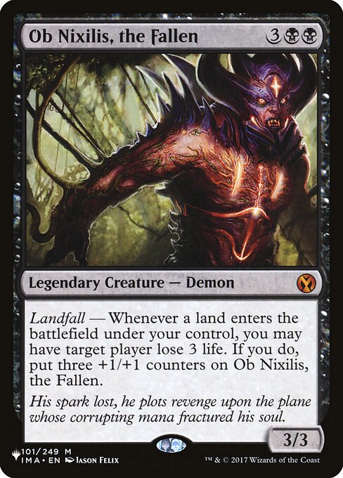 Ob Nixilis, the Fallen (IMA-101) - The List - Game On