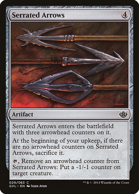 Serrated Arrows (20) - Duel Decks Anthology: Garruk vs. Liliana - Game On
