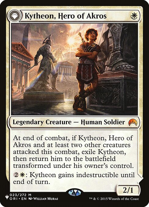 Kytheon, Hero of Akros // Gideon, Battle-Forged (ORI-23) - The List - Game On