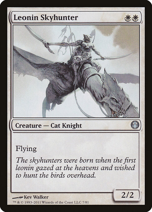 Leonin Skyhunter (7) - Duel Decks: Knights vs. Dragons - Game On