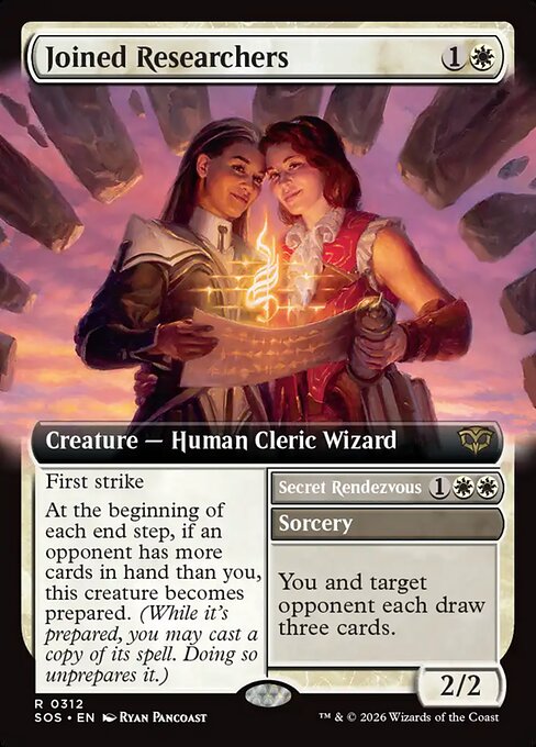 Joined Researchers // Secret Rendezvous (312) - EXTENDED ART - Secrets of Strixhaven - Game On