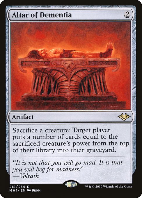 Altar of Dementia (218) - Modern Horizons - Game On
