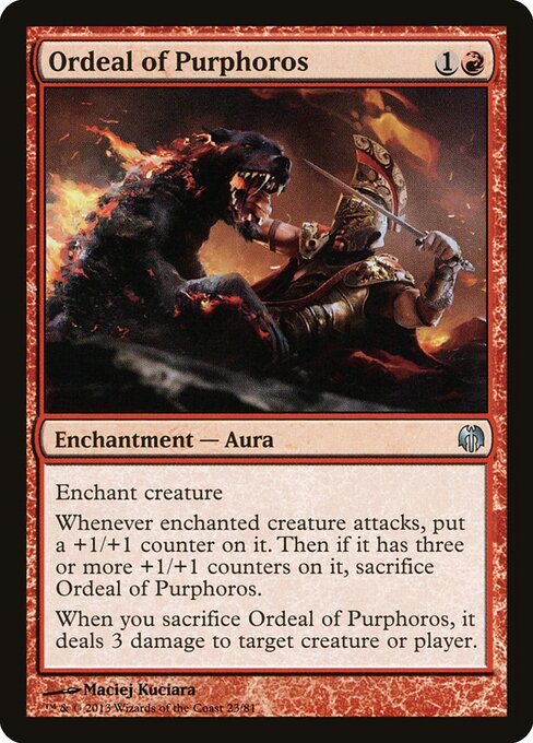 Ordeal of Purphoros (23) - Duel Decks: Heroes vs. Monsters - Game On