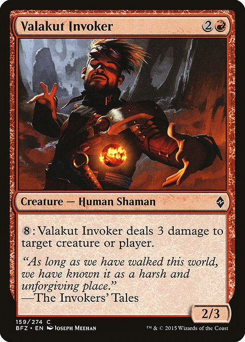Valakut Invoker (159) (Foil) - Battle for Zendikar - Game On