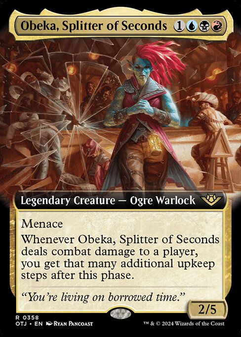 Obeka, Splitter of Seconds (358) - EXTENDED ART - Outlaws of Thunder Junction - Game On