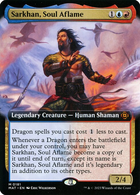Sarkhan, Soul Aflame (181) - EXTENDED ART - March of the Machine: The Aftermath - Game On