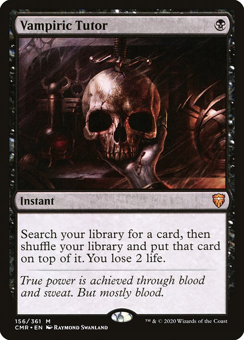 Vampiric Tutor (156) - Commander Legends - Game On