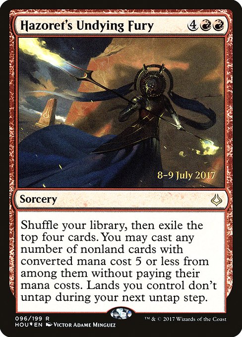 Hazoret's Undying Fury (96s) (Foil) - Hour of Devastation Promos - Game On