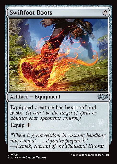 Swiftfoot Boots (328) - Tarkir: Dragonstorm Commander - Game On
