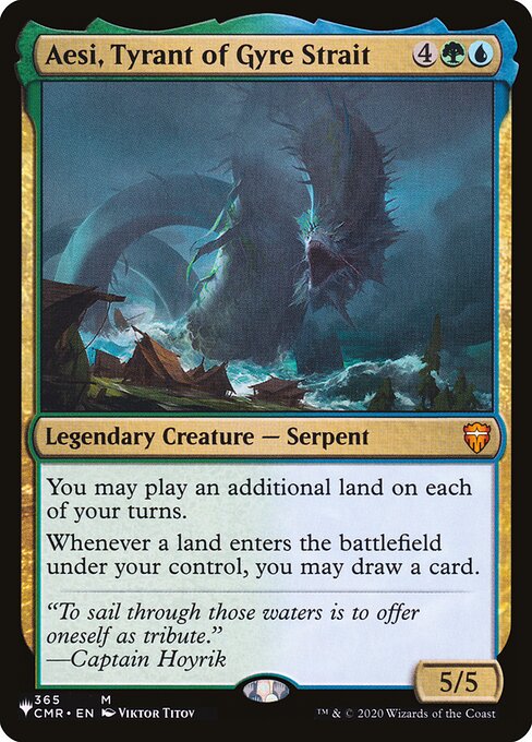 Aesi, Tyrant of Gyre Strait (CMR-365) - The List - Game On