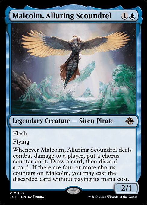 Malcolm, Alluring Scoundrel (63) (Foil) - The Lost Caverns of Ixalan - Game On