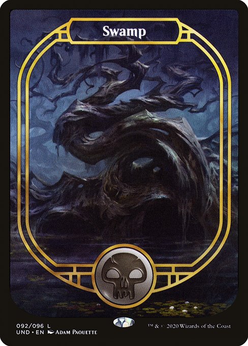 Swamp (92) - FULL ART (Foil) - Unsanctioned - Game On