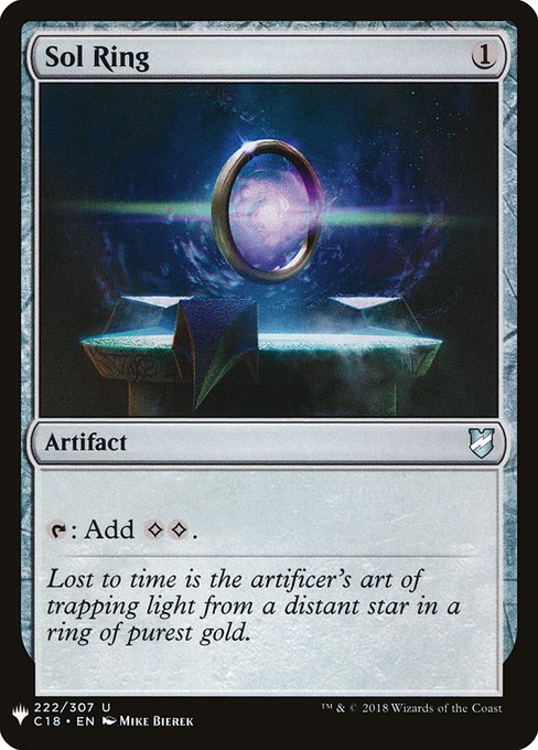 Sol Ring (C18-222) - The List - Game On