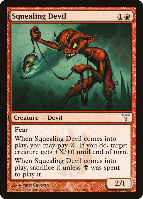 Squealing Devil (72) (Foil) - Dissension - Game On
