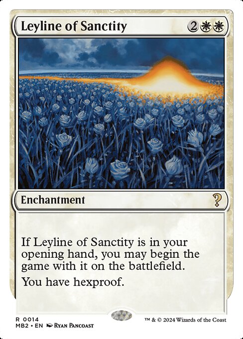 Leyline of Sanctity (14) - Mystery Booster 2 - Game On