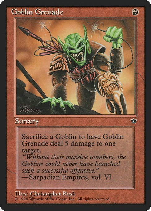 Goblin Grenade (56c) - Fallen Empires - Game On