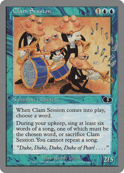 Clam Session (20) - Unglued - Game On