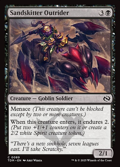 Sandskitter Outrider (89) (Foil) - Tarkir: Dragonstorm - Game On